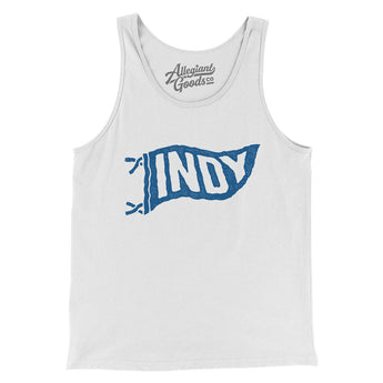 Indy Pennant Men/Unisex Tank Top-Allegiant Goods Co. Vintage Sports Apparel