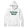 Arizona Weed Hoodie-White-Allegiant Goods Co. Vintage Sports Apparel