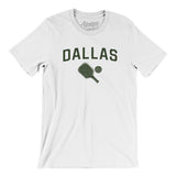 Dallas Pickleball Men/Unisex T-Shirt-White-Allegiant Goods Co. Vintage Sports Apparel