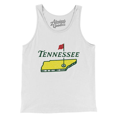 Tennessee Golf Men/Unisex Tank Top-Allegiant Goods Co. Vintage Sports Apparel