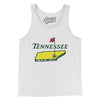 Tennessee Golf Men/Unisex Tank Top-White-Allegiant Goods Co. Vintage Sports Apparel