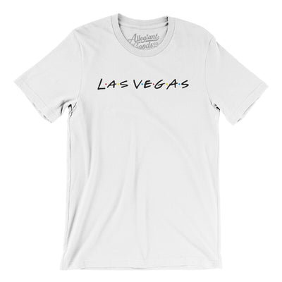 Las Vegas Friends Men/Unisex T-Shirt-White-Allegiant Goods Co. Vintage Sports Apparel