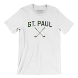 St. Paul Golf Men/Unisex T-Shirt-White-Allegiant Goods Co. Vintage Sports Apparel