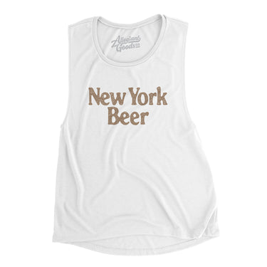 New York Beer Women's Flowey Scoopneck Muscle Tank-Allegiant Goods Co. Vintage Sports Apparel