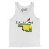 Oklahoma Golf Men/Unisex Tank Top-Allegiant Goods Co. Vintage Sports Apparel