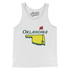 Oklahoma Golf Men/Unisex Tank Top-White-Allegiant Goods Co. Vintage Sports Apparel