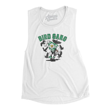 Bird Gang Women's Flowey Scoopneck Muscle Tank-Allegiant Goods Co. Vintage Sports Apparel