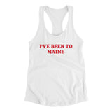 I've Been To Maine Women's Racerback Tank-Allegiant Goods Co. Vintage Sports Apparel
