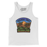 Joshua Tree National Park Badge Men/Unisex Tank Top-White-Allegiant Goods Co. Vintage Sports Apparel