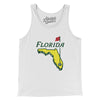 Florida Golf Men/Unisex Tank Top-White-Allegiant Goods Co. Vintage Sports Apparel