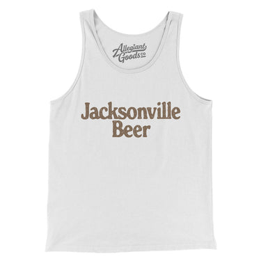 Jacksonville Beer Men/Unisex Tank Top-Allegiant Goods Co. Vintage Sports Apparel
