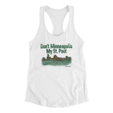 Don't Minneapolis My St. Paul Women's Racerback Tank-Allegiant Goods Co. Vintage Sports Apparel
