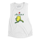 Alaska Golf Women's Flowey Scoopneck Muscle Tank-Allegiant Goods Co. Vintage Sports Apparel