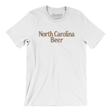 North Carolina Beer Men/Unisex T-Shirt-White-Allegiant Goods Co. Vintage Sports Apparel