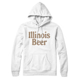 Illinois Beer Hoodie-Allegiant Goods Co. Vintage Sports Apparel