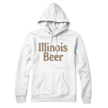 Illinois Beer Hoodie-Allegiant Goods Co. Vintage Sports Apparel