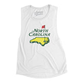 North Carolina Golf Women's Flowey Scoopneck Muscle Tank-Allegiant Goods Co. Vintage Sports Apparel