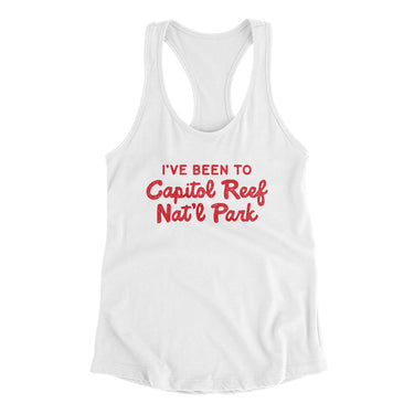 I've Been To Capitol Reef National Park Women's Racerback Tank-Allegiant Goods Co. Vintage Sports Apparel