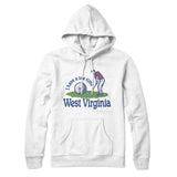 I Have A Tee Time In West Virginia Hoodie-White-Allegiant Goods Co. Vintage Sports Apparel