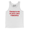 There's No Place Like Virginia Men/Unisex Tank Top-White-Allegiant Goods Co. Vintage Sports Apparel