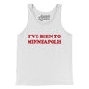 I've Been To Minneapolis Men/Unisex Tank Top-White-Allegiant Goods Co. Vintage Sports Apparel