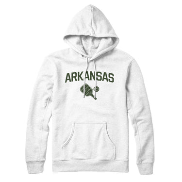 Arkansas Pickleball Hoodie-White-Allegiant Goods Co. Vintage Sports Apparel