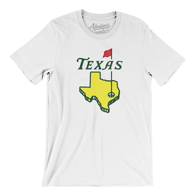 Texas Golf Men/Unisex T-Shirt-White-Allegiant Goods Co. Vintage Sports Apparel