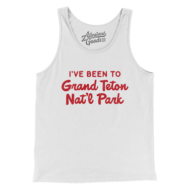 I've Been To Grand Teton National Park Men/Unisex Tank Top-Allegiant Goods Co. Vintage Sports Apparel