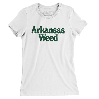 Arkansas Weed Women's T-Shirt-Allegiant Goods Co. Vintage Sports Apparel