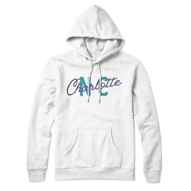 Charlotte Nc Overprinted Hoodie-Allegiant Goods Co. Vintage Sports Apparel
