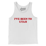I've Been To Utah Men/Unisex Tank Top-White-Allegiant Goods Co. Vintage Sports Apparel