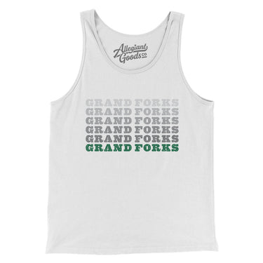 Grand Forks Repeat Men/Unisex Tank Top-Allegiant Goods Co. Vintage Sports Apparel