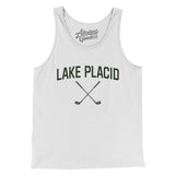 Lake Placid Golf Men/Unisex Tank Top-White-Allegiant Goods Co. Vintage Sports Apparel