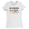 Alabama Cycling Women's T-Shirt-White-Allegiant Goods Co. Vintage Sports Apparel