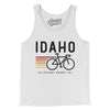 Idaho Cycling Men/Unisex Tank Top-White-Allegiant Goods Co. Vintage Sports Apparel