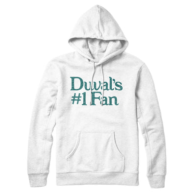 Duval's Number 1 Fan Hoodie-White-Allegiant Goods Co. Vintage Sports Apparel