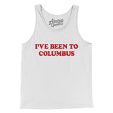 I've Been To Columbus Men/Unisex Tank Top-White-Allegiant Goods Co. Vintage Sports Apparel