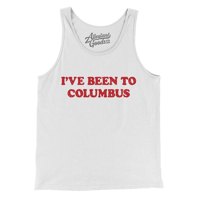 I've Been To Columbus Men/Unisex Tank Top-White-Allegiant Goods Co. Vintage Sports Apparel