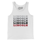 Lincoln Repeat Men/Unisex Tank Top-Allegiant Goods Co. Vintage Sports Apparel
