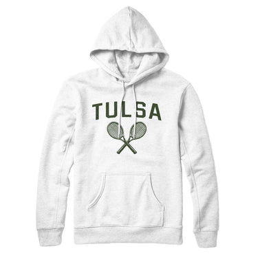 Tulsa Tennis Hoodie-White-Allegiant Goods Co. Vintage Sports Apparel