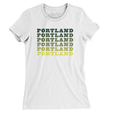 Portland Repeat Women's T-Shirt-Allegiant Goods Co. Vintage Sports Apparel