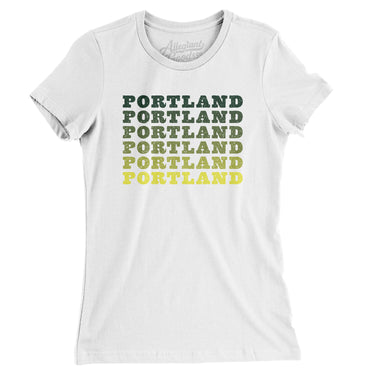 Portland Repeat Women's T-Shirt-Allegiant Goods Co. Vintage Sports Apparel