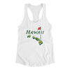 Hawaii Golf Women's Racerback Tank-White-Allegiant Goods Co. Vintage Sports Apparel