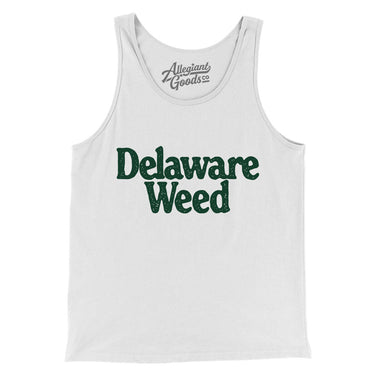Delaware Weed Men/Unisex Tank Top-Allegiant Goods Co. Vintage Sports Apparel