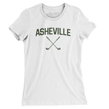 Asheville Golf Women's T-Shirt-White-Allegiant Goods Co. Vintage Sports Apparel