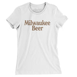 Milwaukee Beer Women's T-Shirt-White-Allegiant Goods Co. Vintage Sports Apparel