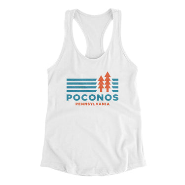 Poconos Pennsylvania in White Color