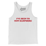 I've Been To New Hampshire Men/Unisex Tank Top-White-Allegiant Goods Co. Vintage Sports Apparel