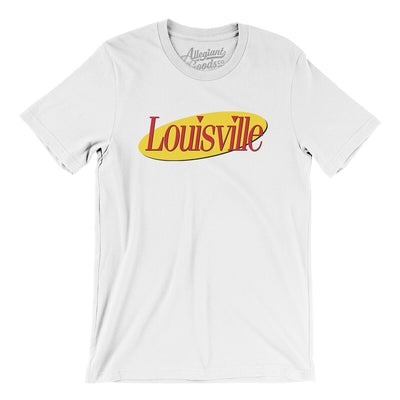 Louisville Seinfeld Men/Unisex T-Shirt-White-Allegiant Goods Co. Vintage Sports Apparel