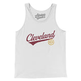 Cleveland Vintage Script Men/Unisex Tank Top-Allegiant Goods Co. Vintage Sports Apparel